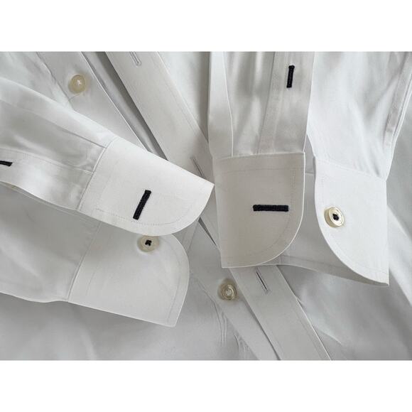 UNTUCKit Mens TWILL White Wrinkle Free Button Down Shirt XL 100% Cotton - Picture 5 of 6